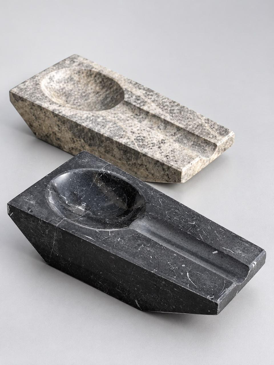 Sculpted Marble Cigar Ashtray